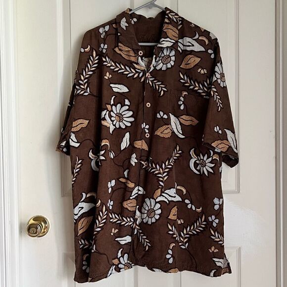 Tommy Bahama Silk Hawaiian Shirt - Picture 2 of 9
